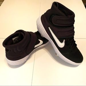 Nike Alpha Huarache Elite 2 Mid Black Cleat